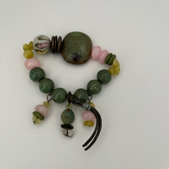 Colorful Beaded Women's Bracelet Set - Turquoise & Multi. Lot of 6 - Picture 7 of 7